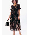 plus size western dress | printed short sleeve dress | womens youthful fashion dress | energy saving