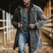 waterproof polyester fabric | mid-length winter coat | heavy-duty winter jacket | energy saving
