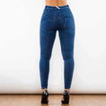 melody blue ripped jeans | high-waisted ripped jeggings | stretchy denim leggings | energy saving
