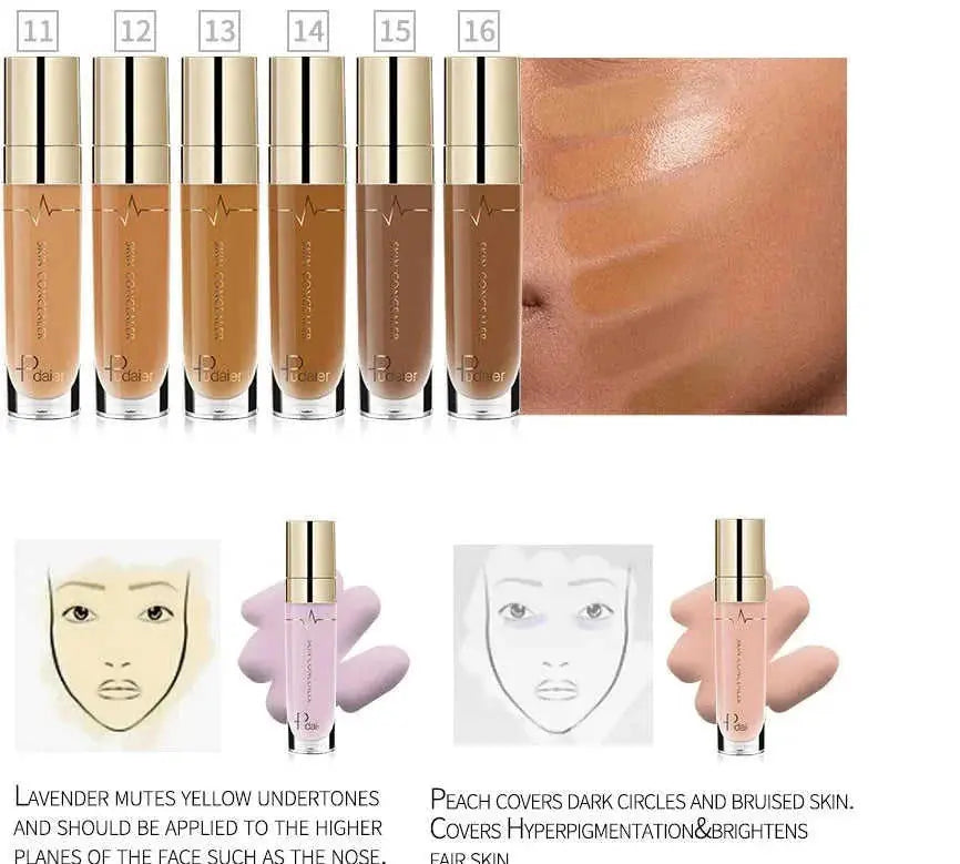moisturizing liquid concealer | 22 shade inclusive range | buildable medium coverage | ultrasonic cleaning