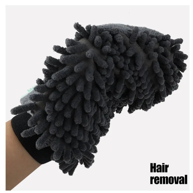 Pet Bathing Brush 2-in-1 Grooming Glove Elegant Dog Grooming Tool For Brushing, Massaging, And Drying Pet Grooming Kit For Dog Cat 2-Sided Bathing Brush Cleaning Massage Glove Meifu Market