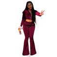 soft fleece material | wide-leg pants set | cozy athleisure wear | energy saving
