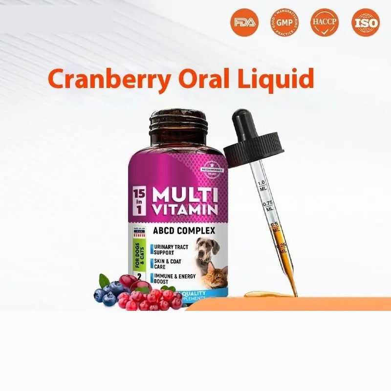 Glass Bottle With Straw Pet Vitamin Nutrient Solution Meifu Market