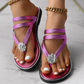 Floral Pattern Flip-Flops Comfortable Casual Summer Beach Slippers - Anklet Not Included Meifu Market