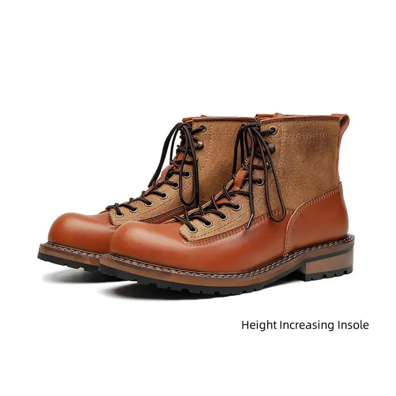 Martin Boots Men's Tooling Platform Leather Boots Meifu Market