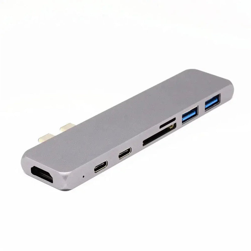 multi-port usb-c hub | aluminum alloy construction | 4k hdmi output | energy saving