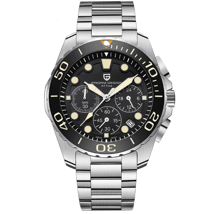 durable metal wristband | luxury steel bracelet | everyday wear timepiece | energy saving