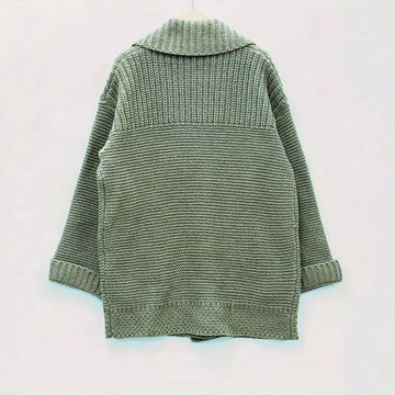 Elegant Polo Collar Plus Size Women's Coat