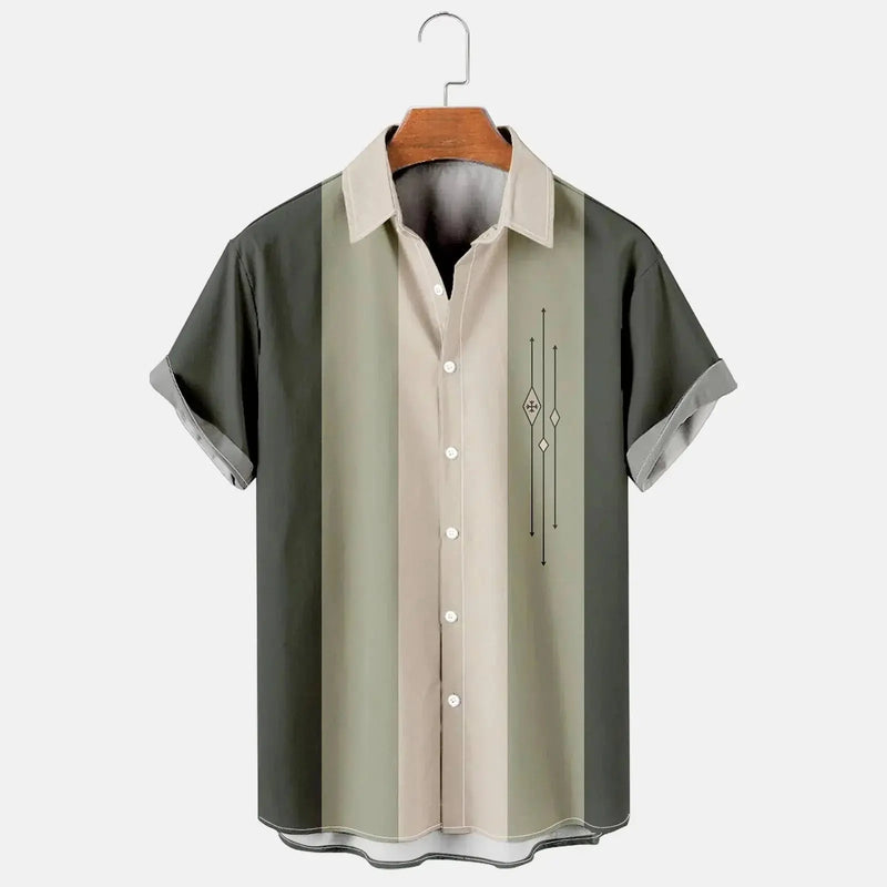 lightweight cotton fabric | short sleeve button-up shirt | breathable summer shirt | ultrasonic cleaning