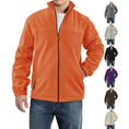 windproof polar fleece jacket | thermal insulated mens coat | outdoor hiking fleece | energy saving