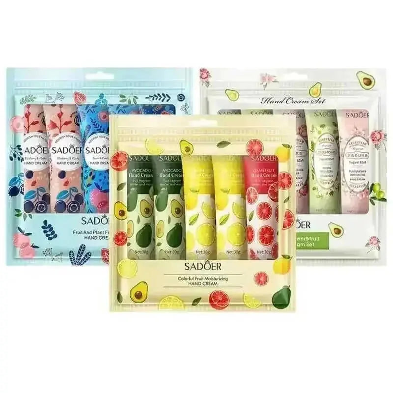 Avocado Sakura Hand Cream Sets - Moisturizing & Anti-Wrinkle Skincare - Meifu Market