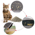 Kitty Cat Litter Mat Trapping Honeycomb Double Layer Design Waterproof Double Layer EVA Cat Litter Pad Waterproof Non-slip Sand Basin Filter Kitten Dog Washable Mattress Meifu Market