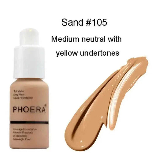 oil-free matte foundation | long-lasting concealer cream | natural finish makeup | energy saving
