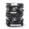 genuine leather bracelet | adjustable woven bracelet | multi-layer charm bracelet | ultrasonic cleaning