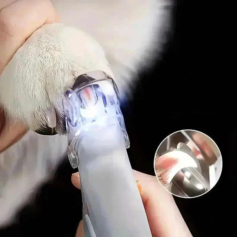 rechargeable pet nail clipper | led light safe grooming | quick charge cat nail trimmer | ultrasonic cleaning