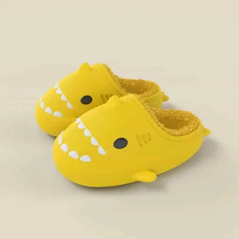 waterproof kids slippers | fleece-lined indoor shoes | non-slip sole childrens footwear | energy saving