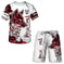 3D Printed Men's T-shirt Sports Suit - view 10 (material: polyester | pattern: solid, check | style: casual, retro |...