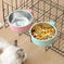 Premium Adjustable Stainless Steel Pet Bowl - Hanging Feeder for Growing Dogs - Durable, Space-Saving, Non-Slip Design for...
