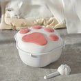 airtight cat food container | claw-shaped pet food storage | easy clean cat food bin | ultrasonic cleaning