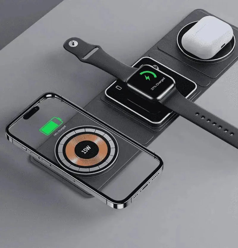 magsafe compatible charger | 15w fast wireless charging | transparent magnetic phone charger | energy saving