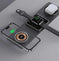 15w fast wireless charging | aluminum alloy construction | multifunctional charging station | energy saving