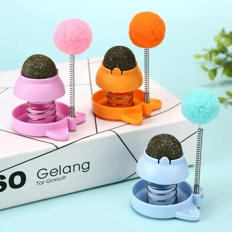 Lucky Cat Licking Music Mint Ball Self-hi To Relieve Boredom And Hair Removal Hairball Mint Grinding Teeth Cleaning Tease Cat Stick Cat Toy Meifu Market