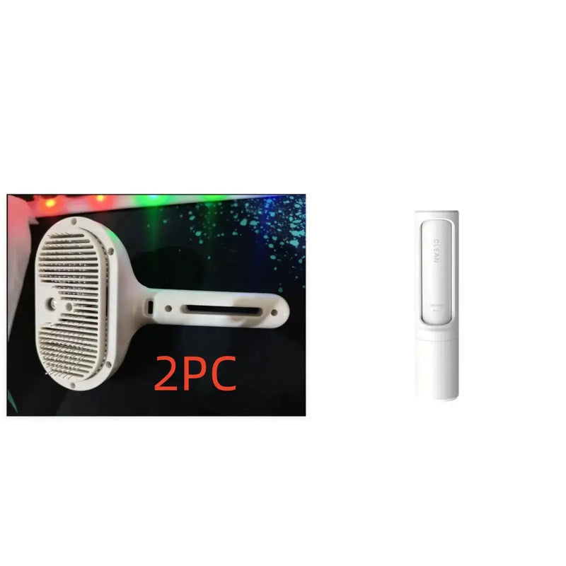 Pet Comb Self Cleaning Pets Hair Remover Brush For Dogs Grooming Tools Dematting Comb Built-in Mist Humidifier Pet Products Meifu Market