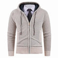 fleece-lined knitwear | lightweight mens sweater | cold weather hoodie | energy saving