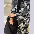 abaya with drop shoulder sleeves | printed kaftan robe | long sleeve maxi dress | ultrasonic cleaning
