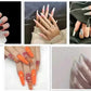 long ballet nails | acrylic nail tips | salon quality nail extensions | energy saving