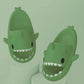 Adult's Slippers Indoor Outdoor Funny Shark Cartoon meifu market