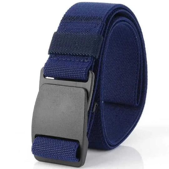 plastic steel pom buckle | adjustable elastic belt | casual all-match belt | ultrasonic cleaning