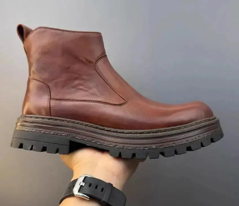 Autumn And Winter New Chelsea Boots Men's Business Shirt Meifu Market