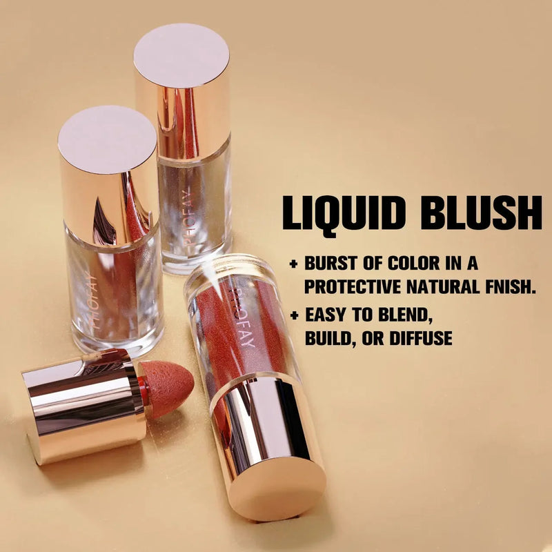 long-lasting liquid blush | waterproof cream blush | buildable mousse formula | ultrasonic cleaning