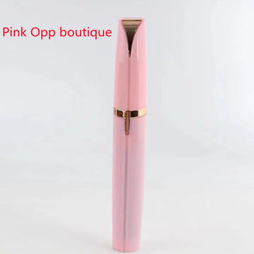 Electric Eyebrow Trimmer - Painless Flawless Brows Hair Remover with LED Light
