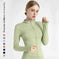 quick-dry yoga jacket | slim fit workout jacket | moisture wicking sports top | ultrasonic cleaning