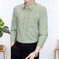 striped slim fit shirt | cotton blend fabric | long sleeve casual shirt | energy saving