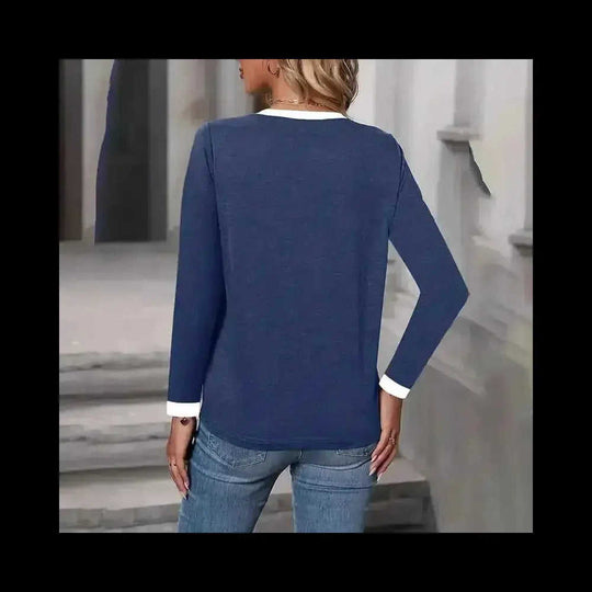3 Pack Women's Long Sleeve T Shirts, Round Neck Basic Tops Fall Casual Trendy Tees Loose Fit Soft Clothes Outfits -...