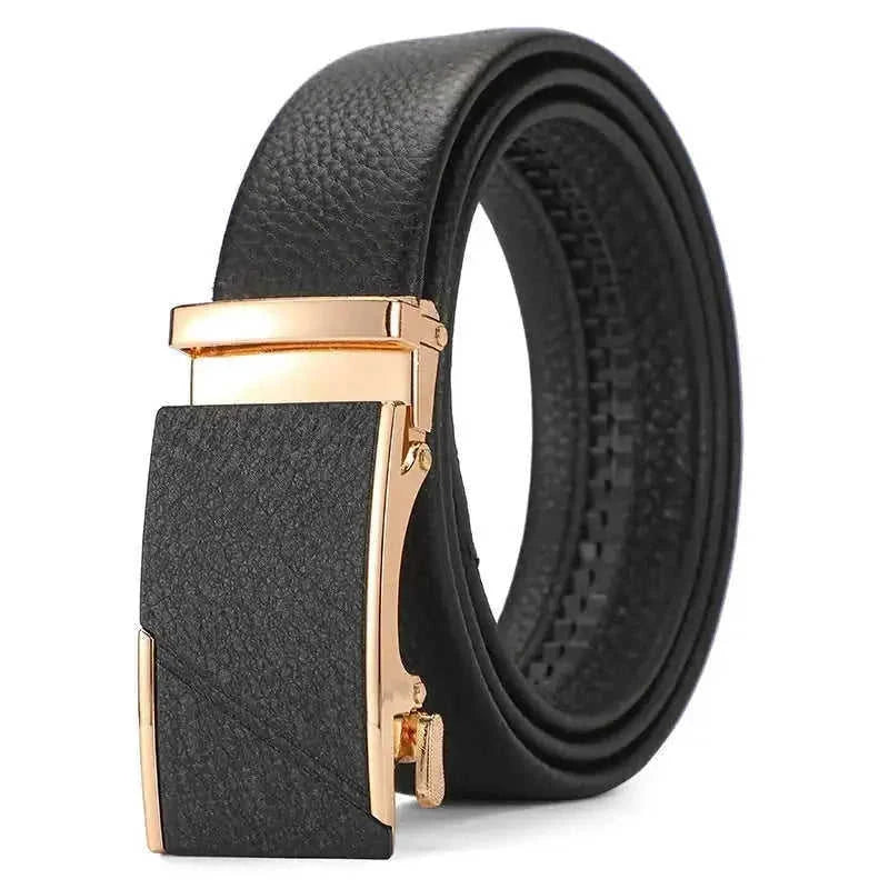 Genuine Leather Automatic Pure Leather Belt Boys Style 10 - color variant display