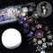 nail art stickers waterproof | gel nail wraps long lasting | salon quality nail decals | ultrasonic cleaning