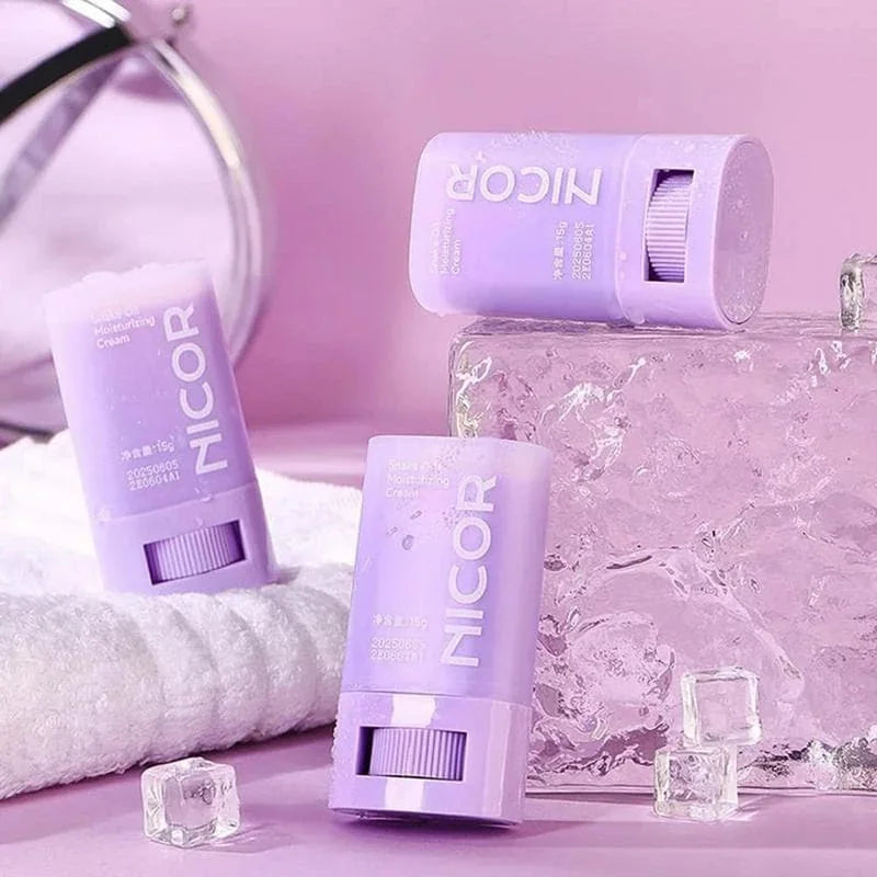 snake oil moisturizing balm stick | facial moisturizer for dry skin | neck firming skincare stick | ultrasonic cleaning