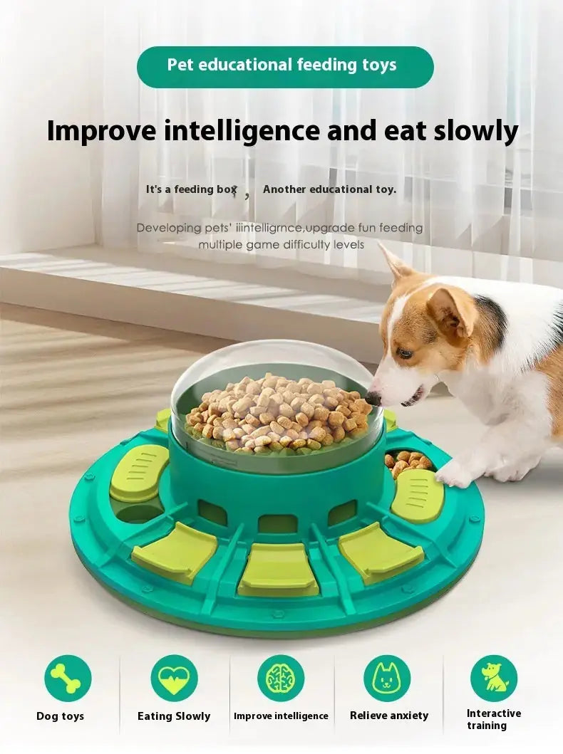 Interactive Dog Puzzle Toy For IQ Improvement And Slow Feeding Suitable For All Sizes Pets Nutritious Diet-Friendly Non-Electric Plastic Pets Game Pet Products Meifu Market