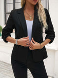 Women's Business Suit Jacket 34 Sleeve Business Casual Jacket Meifu Market