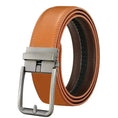 genuine leather belt | automatic buckle mechanism | stainless steel buckle | energy saving