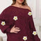 batwing sleeve pullover | oversized knit sweater | loose fit womens top | energy saving