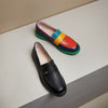 Women's Flats Round Head Rainbow Casual Shoes 