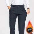 Men's Casual Pants Autumn And Winter Fleece-lined Thickened Suit Meifu Market