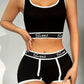 Workout Underwear Cotton Wide-brimmed Letters Sports Underwear Suit Meifu Market