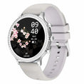 Bluetooth Call Of Women's Smart Silicone Watch Steel silver - color variant display