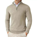 ultra-thin zipper sweater | lightweight mens cardigan | autumn layering piece | energy saving